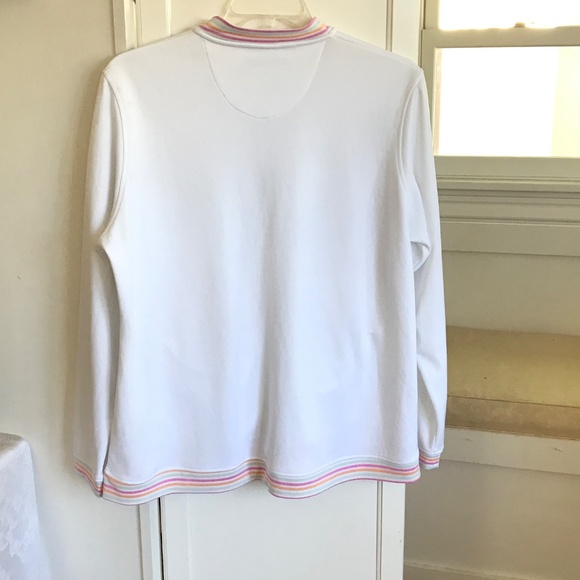 PEBBLE BEACH Golf Jacket Dry-Luxe Performance Zip Up White Women’s Size XXL 2X - Picture 6 of 16